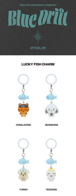 [PRE-ORDER] ATEEZ [ATEEZ 8TH ANNIVERSARY : Blue Drift] LUCKY FISH CHARM