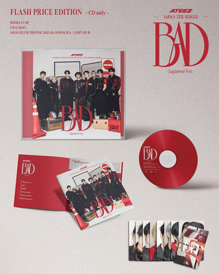ATEEZ [JP] 5th Single Album [BAD] (Flash Price Limited Ver.)