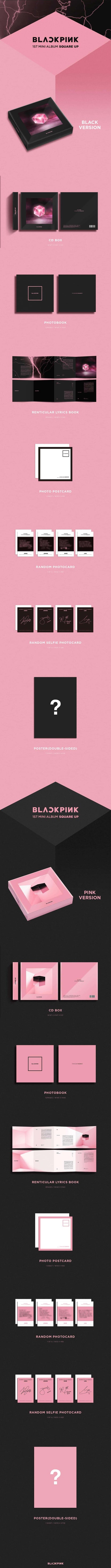 BLACKPINK 1st Mini album [SQUARE UP]