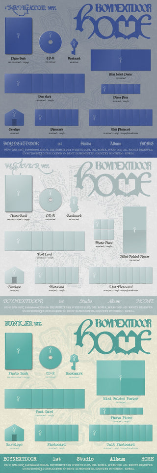 [PRE-ORDER] BOYNEXTDOOR 1st Studio Album [HOME] (Photobook Ver.)