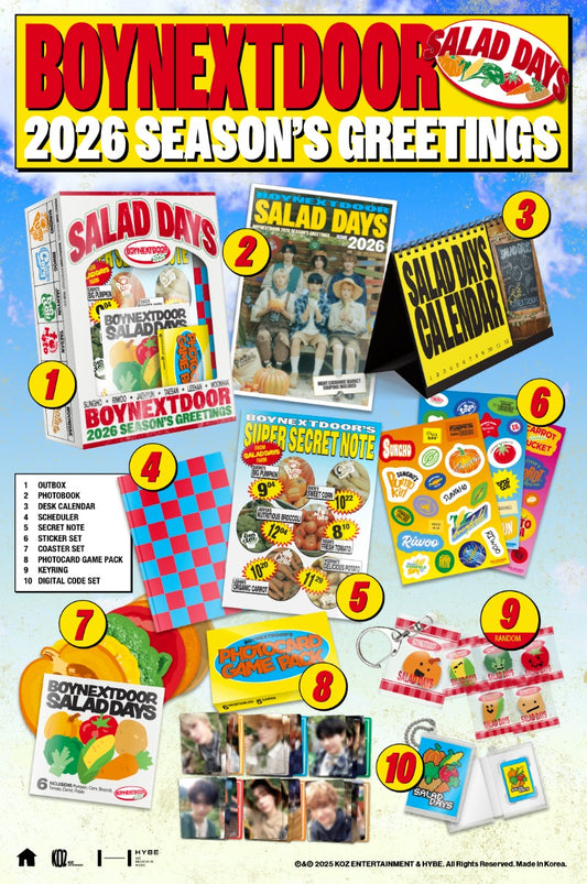 [PRE-ORDER] BOYNEXTDOOR 2026 SEASON’S GREETINGS