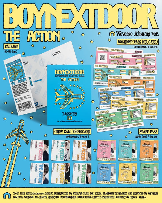 BOYNEXTDOOR 5th Mini [The Action] (Weverse Albums ver.)