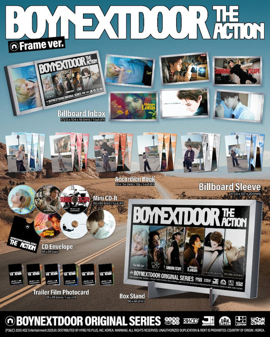 BOYNEXTDOOR 5th Mini Album [The Action] (Frame Ver.)