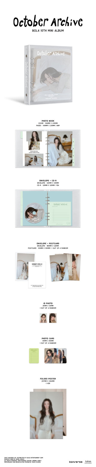 [PRE-ORDER] BOL4 10th Mini Ablum [October Archive]