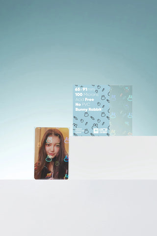 Holographic Bunny Sleeves, 65 x 91mm