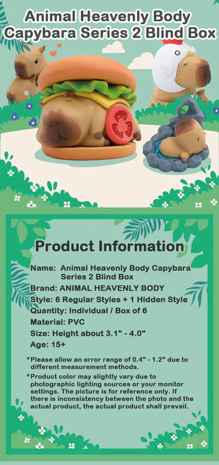 Animal Heavenly Body Capybara Series 2 Blind Box