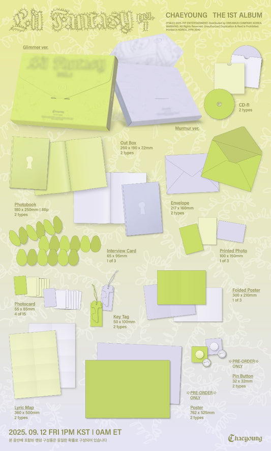 CHAEYOUNG (TWICE) 1st Album [LIL FANTASY vol.1] (Standard Ver.)