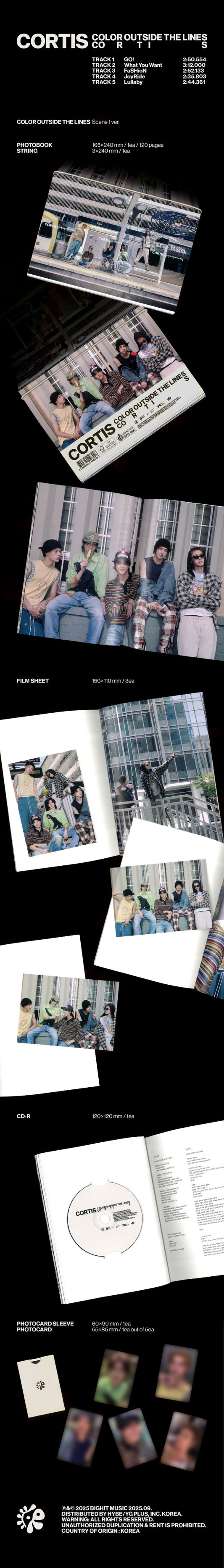 CORTIS 1st EP [COLOR OUTSIDE THE LINES] (Photobook Ver.)