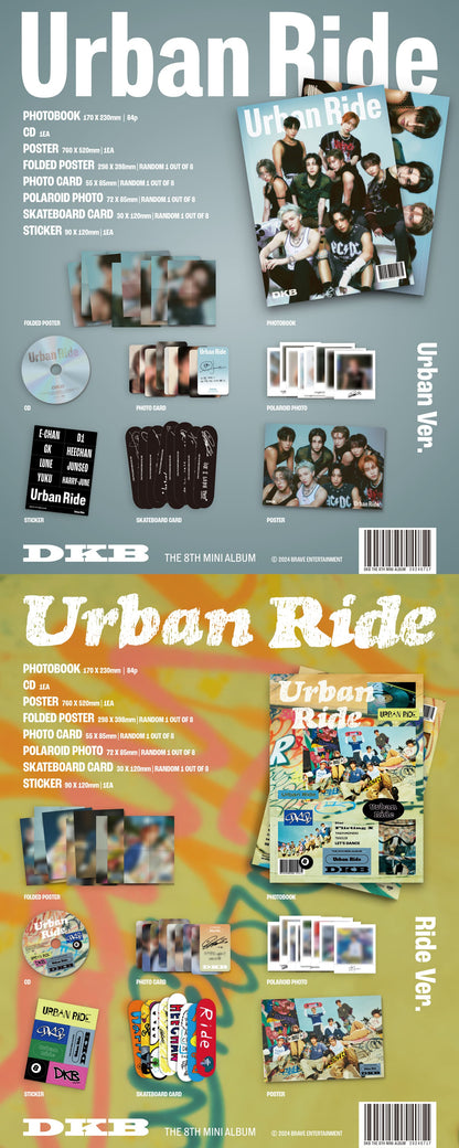 DKB 8th Mini Album [Urban Ride] (Urban Ver. / Ride Ver.)