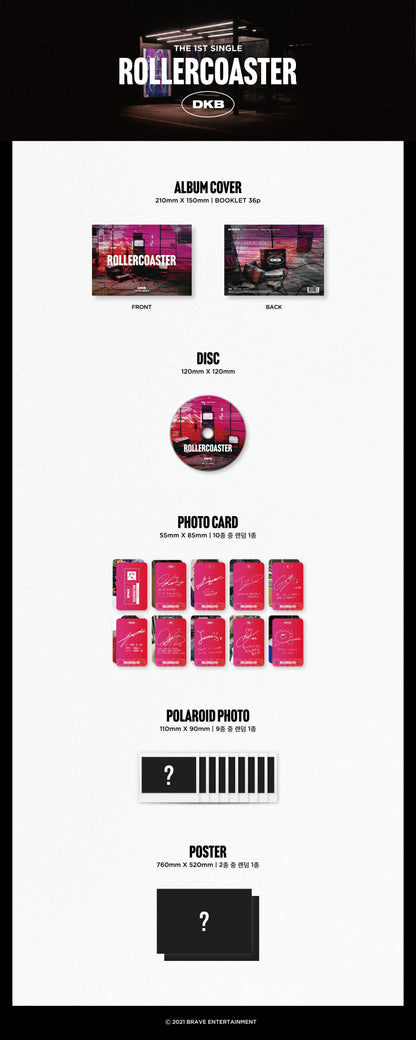 DKB 1st Single Album [Rollercoaster]