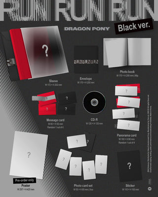 [PRE-ORDER] Dragon Pony 3rd EP Album [RUN RUN RUN] (Standard)