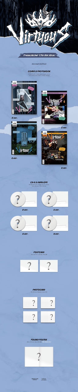 Dreamcatcher 10th Mini Album [VirtuouS] (R ver. / E ver. / A ver. / K ver.