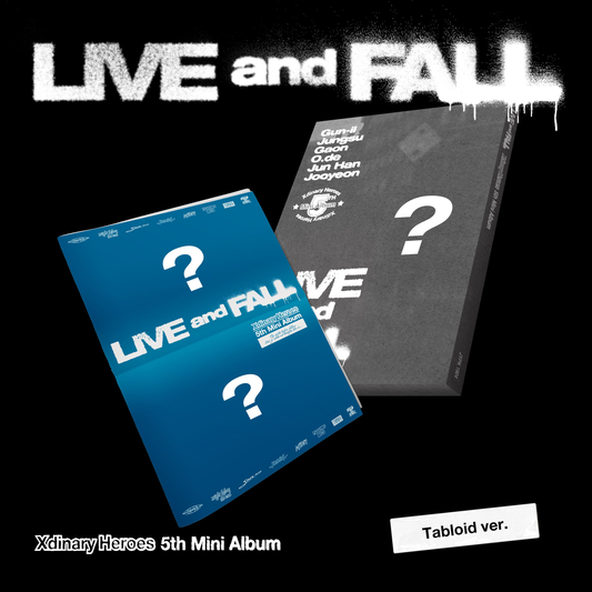 Xdinary Heroes 5th Mini Album [LIVE and FALL] (Tabloid Ver.)