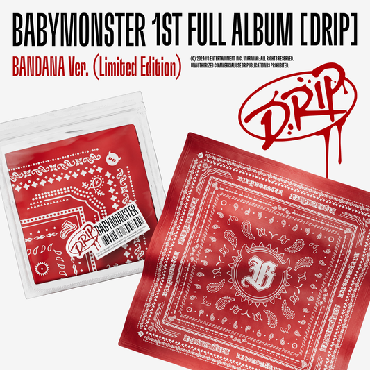 BABYMONSTER 1st Full Album [DRIP] (BANDANA Ver.) (Limited Edition)