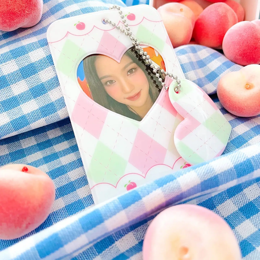 Peach Fruit Id Card / Photocard Holder