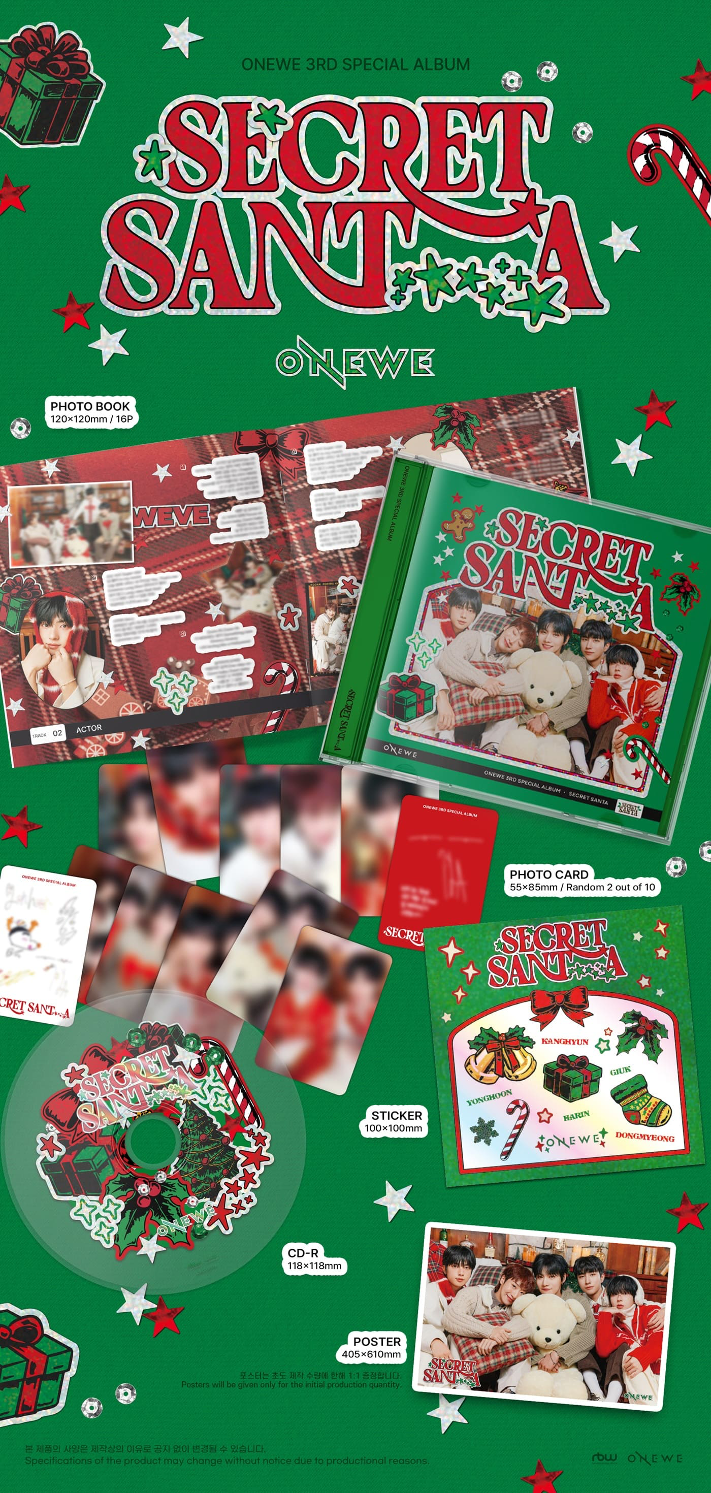 ONEWE 3rd Special Album [SECRET SANTA]