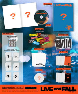 Xdinary Heroes 5th Mini Album [LIVE and FALL] (Photobook Ver.)