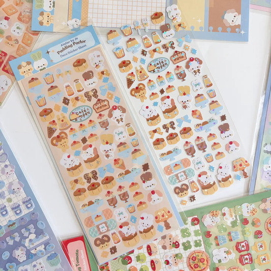 Pudding Parlor Deco Sticker Sheet