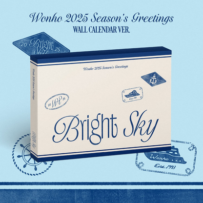 WONHO 2025 Season’s Greetings [Bright Sky] (Wall Calendar Ver.)