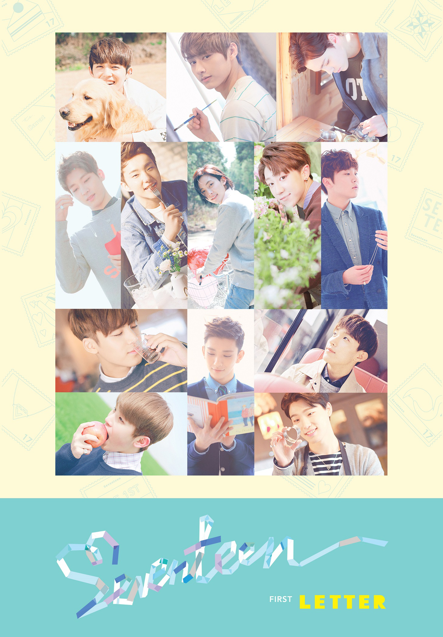 SEVENTEEN 1st Album [FIRST LOVE & LETTER] (LOVE Ver. / LETTER Ver.)