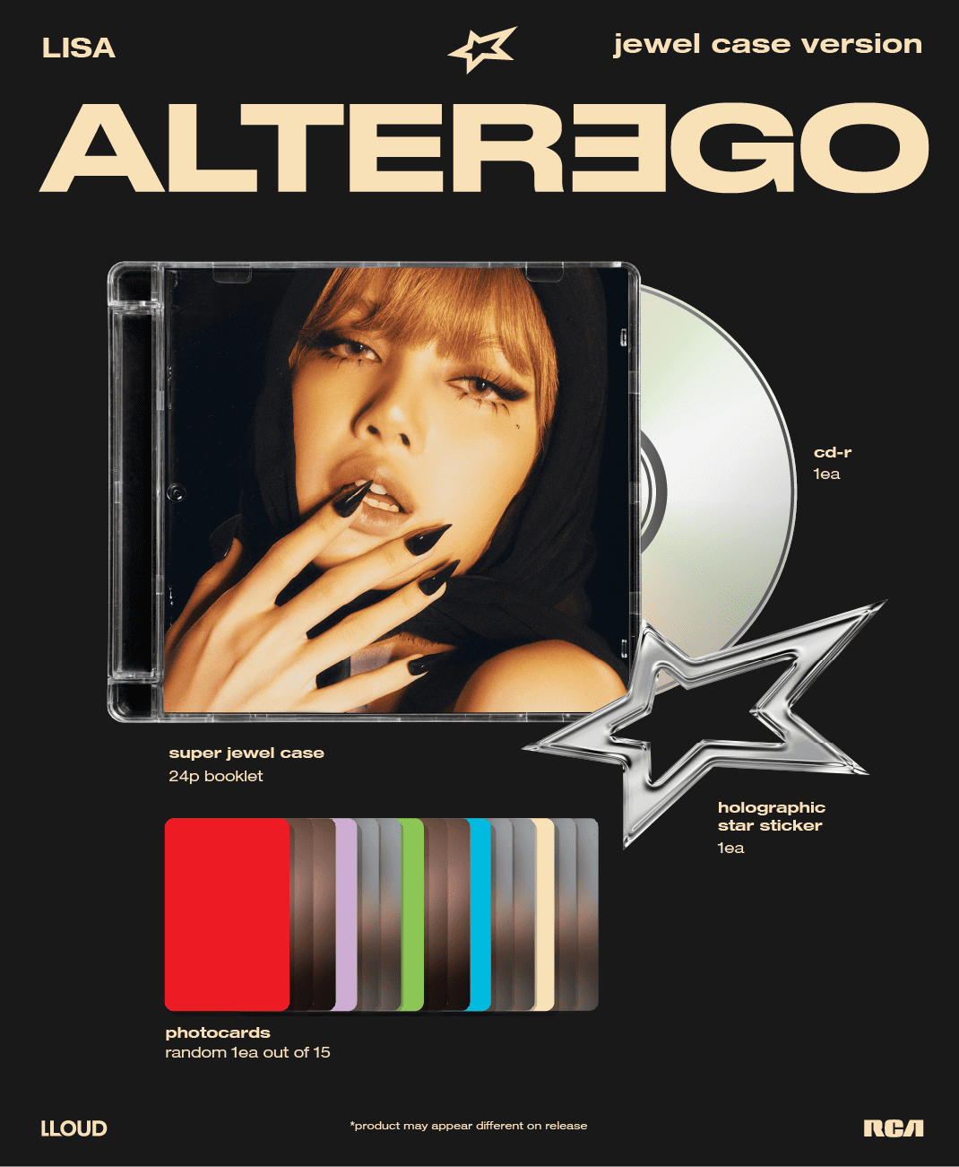 LISA (Blackpink) [Alter Ego] (jewel case Ver.)