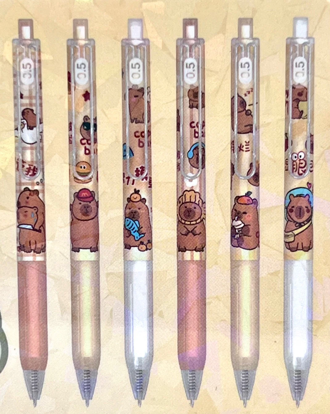 Capybara Blind Box Gel Pen (Vol. 2)