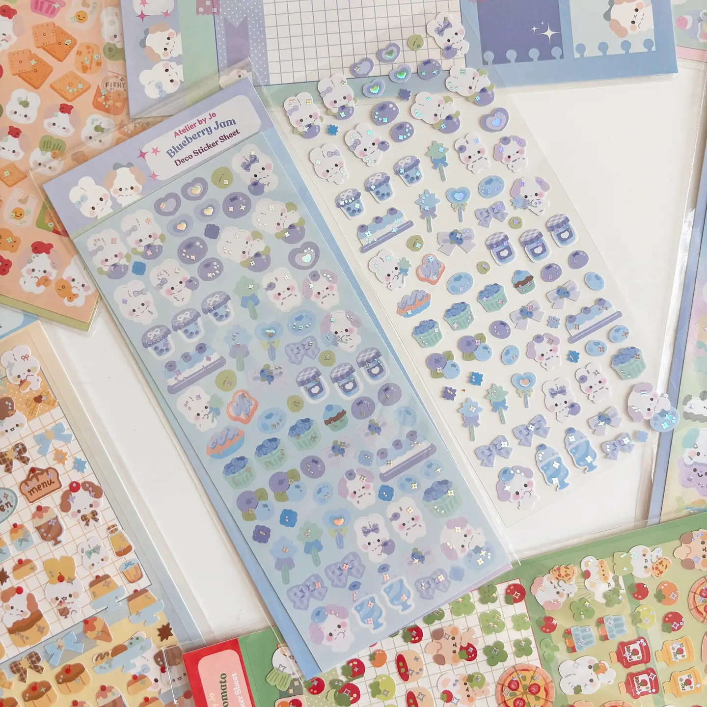 Blueberry Jam Deco Sticker Sheet