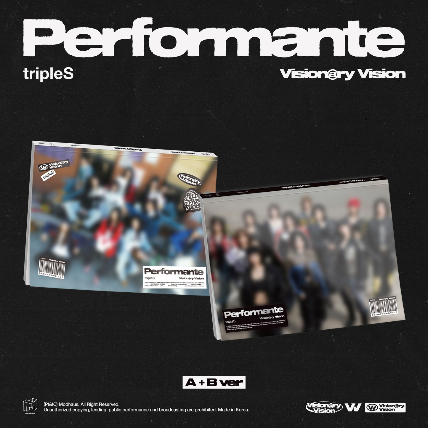 tripleS Visionary Vision 1st Full Album [Performante] (A Ver. / B Ver.)