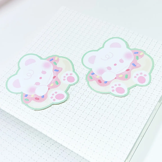 Honey in A Donut Die Cut Sticker