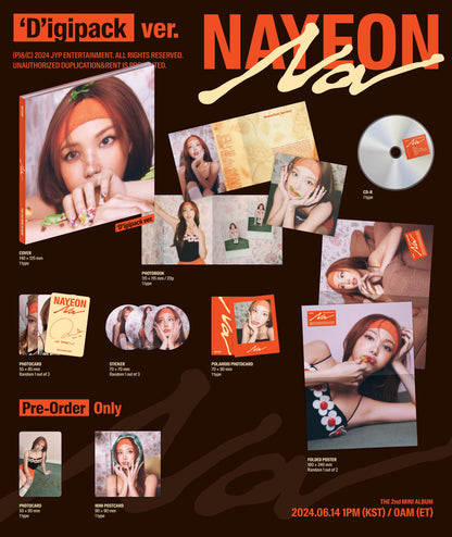 NAYEON (TWICE) 2nd Mini Album [NA] (Digipack Ver.)