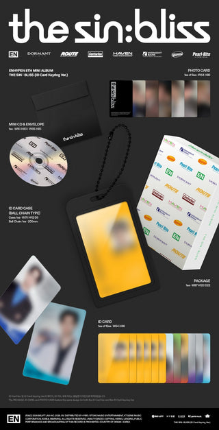 [PRE-ORDER] ENHYPEN 8th Mini Album [THE SIN : BLISS] (ID Card Keyring Ver.)