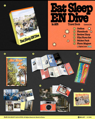 [PRE-ORDER] ENHYPEN [Eat Sleep EN Dive in AUS] TRAVEL BOOK