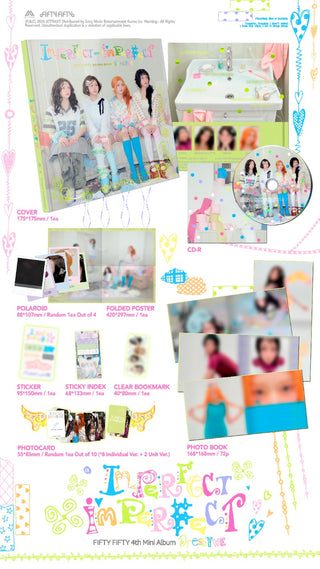 [PRE-ORDER] FIFTY FIFTY 4th Mini Album [Imperfect-I'mperfect]