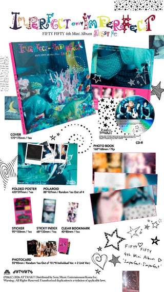 [PRE-ORDER] FIFTY FIFTY 4th Mini Album [Imperfect-I'mperfect]