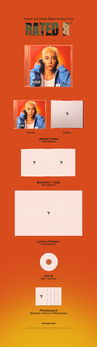 [PRE-ORDER] from20 2nd Album [Rated R]