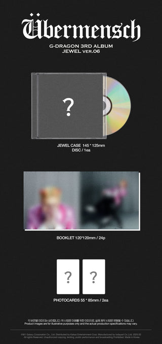 G-DRAGON 3rd Album [Übermensch] (JEWEL Ver.)
