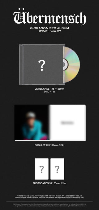 G-DRAGON 3rd Album [Übermensch] (JEWEL Ver.)