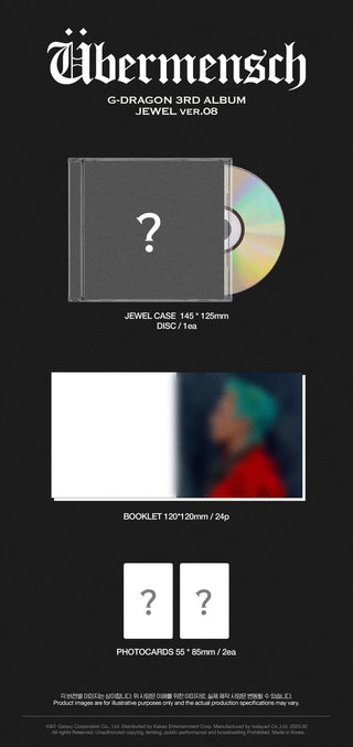 G-DRAGON 3rd Album [Übermensch] (JEWEL Ver.)