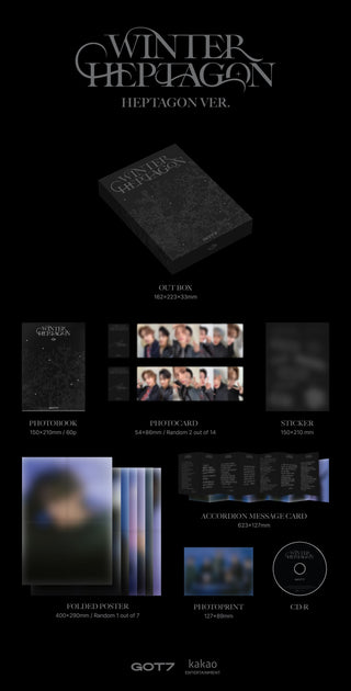 GOT7 13th Mini Album [WINTER HEPTAGON]