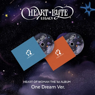 [PRE-ORDER] HEART OF WOMAN 1st Album [Heart Byte : LEGACY] (One Dream Ver.)