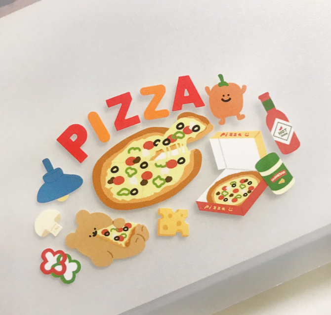 Pizza Deco Sheet