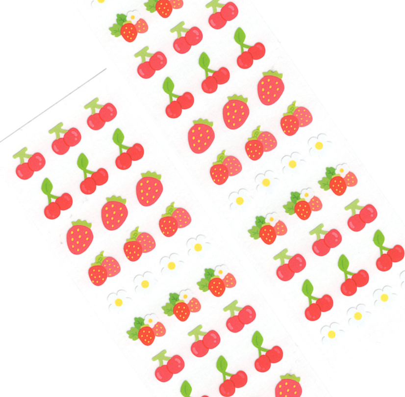 Cherry Strawberry Sticker Sheet