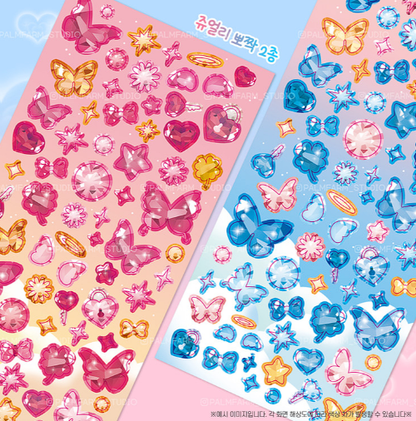 Jewelry Ppojjag Deco Sticker Sheet