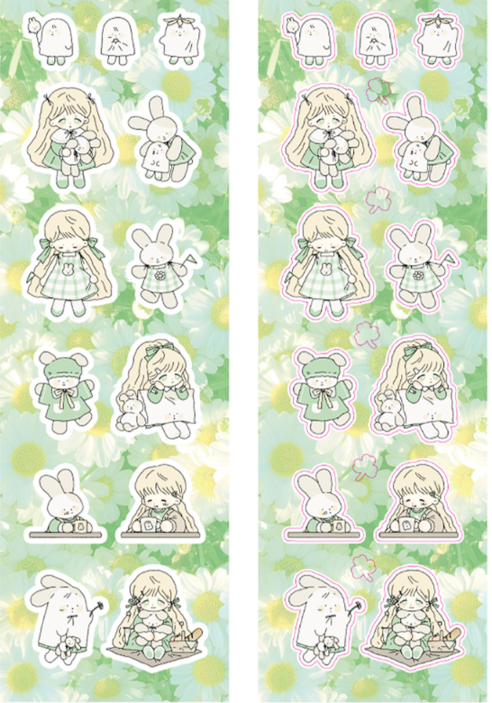 Daisy Sticker Deco Sheet