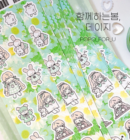 Daisy Sticker Deco Sheet