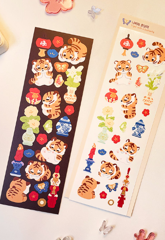 Tiger Butterfly Sticker Sheet