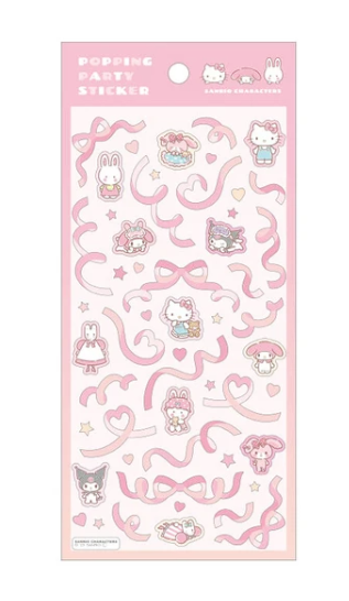 Sanrio Popping Party Deco Sticker