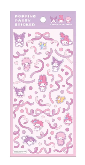 Sanrio Popping Party Deco Sticker