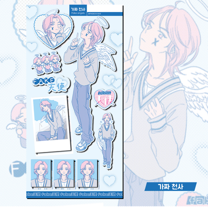 Fake Angels Sticker Sheet