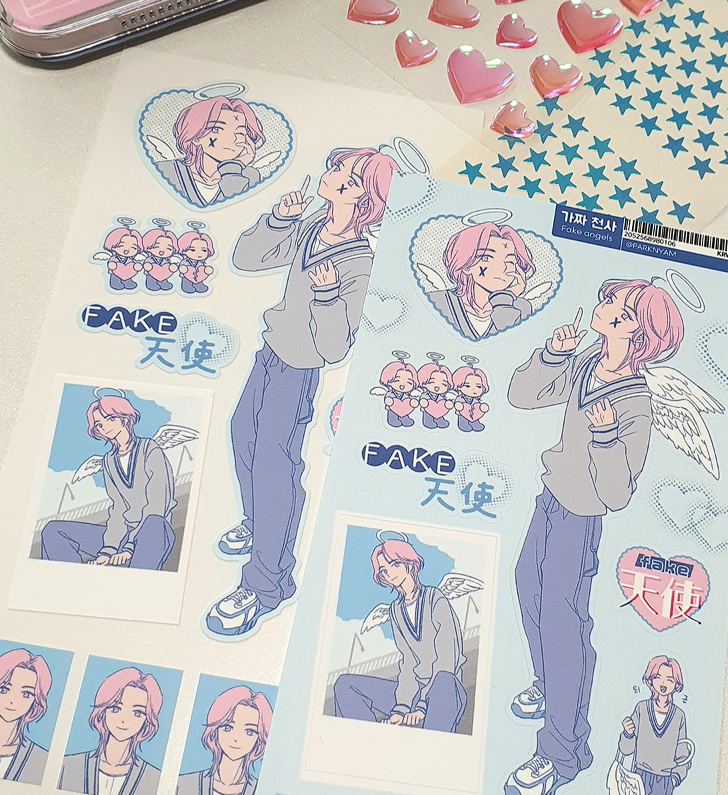 Fake Angels Sticker Sheet